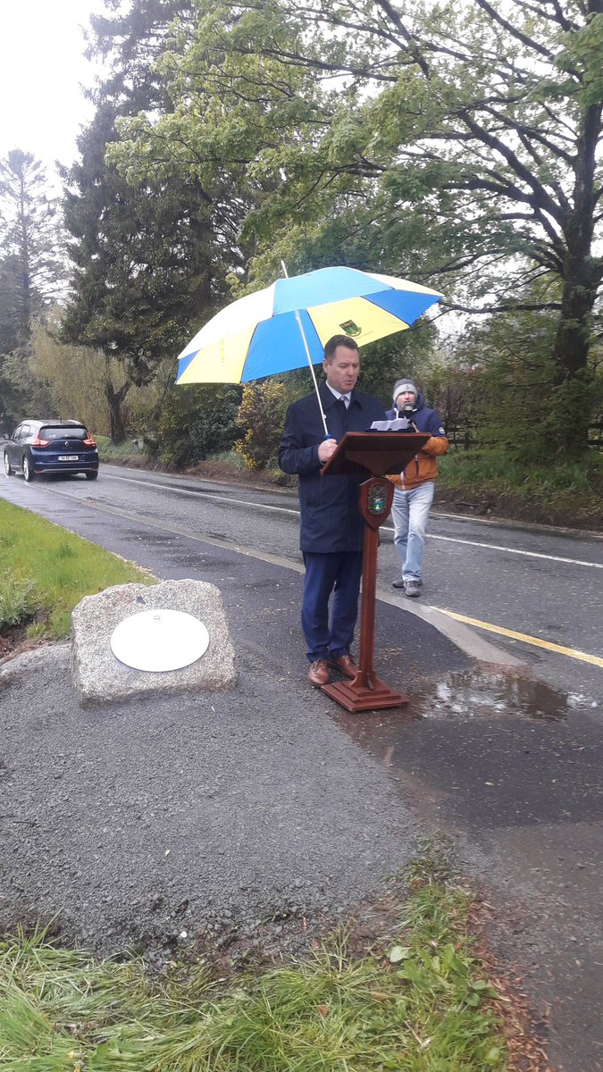 TrailWonderer's tweet photo. A welcomed addition to walking in Wicklow. This public footpath,opened officially today, connects the walking hub of Laragh village with the breath taking area of Trooperstown woods. Our network of safe walk ways are growing. https://t.co/fT42RUw0Zp