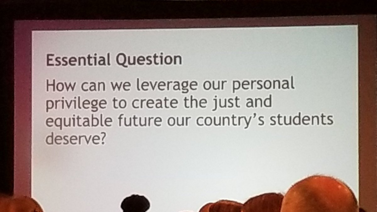 Snehalstocks's tweet photo. Morning Keynote @nate_bowling sharing that we need to do these 3 things:
Leverage your PRIVILEGE
Think and act SYSTEMICALLY
Have a sense of URGENCY
at the National Summit for Educational Equity #NSEE19 #NAPESTEM #CareerTechEd #STEM #Diversity @NAPEquity @IMSTEMEquity https://t.co/IRaOIFUEl4