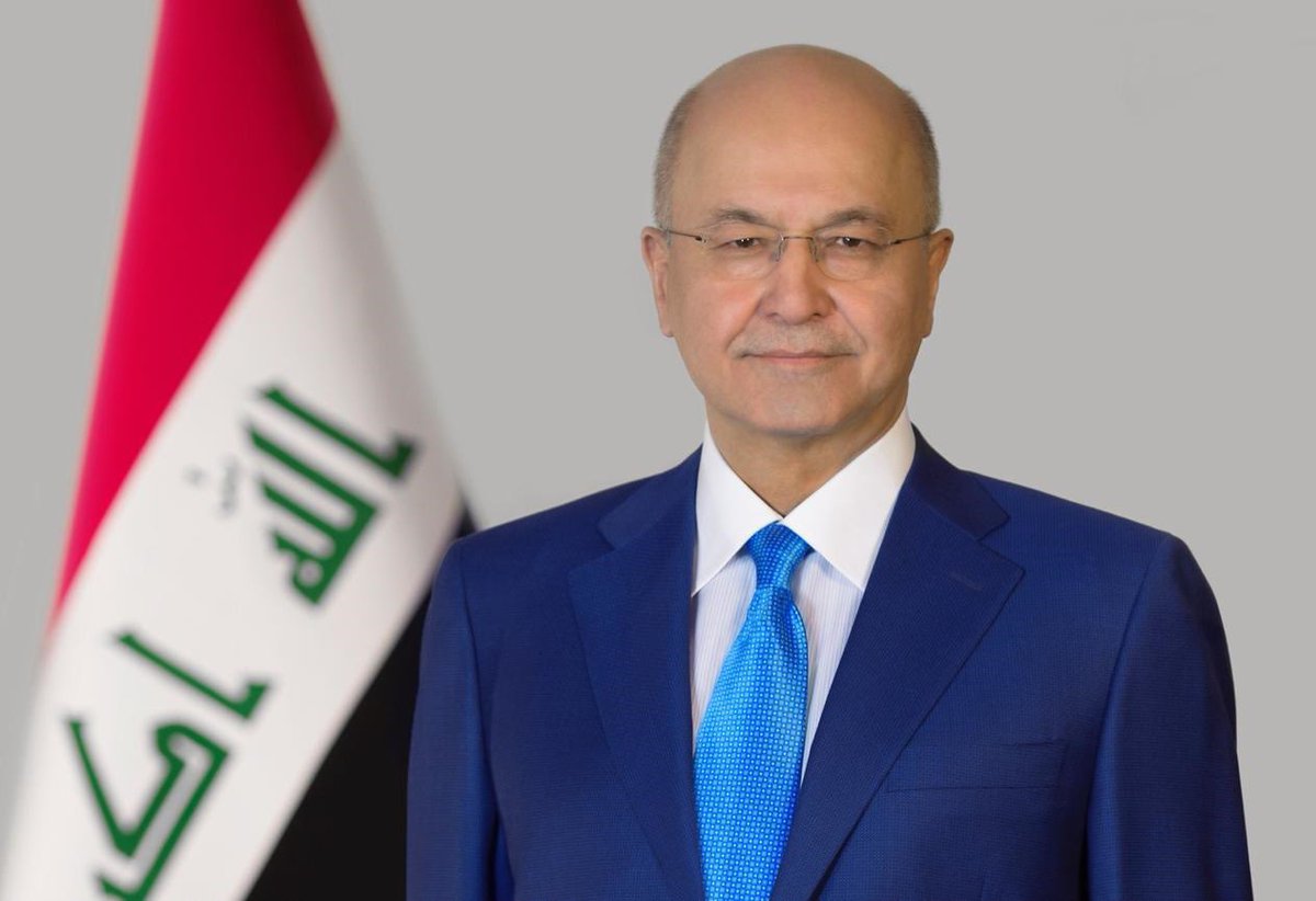 رئيس الجمهورية @BarhamSalih يُجري اتصالاً هاتفياً مع المديرة العامة لمنظمة الامم المتحدة للتربية والعلم والثقافة (اليونسكو) @UNESCO اودري ازولاي @AAzoulay، أكد خلاله على حشد الدعم لضمان التصويت لصالح العراق في ادراج آثار #بابل على لائحة التراث العالمي.