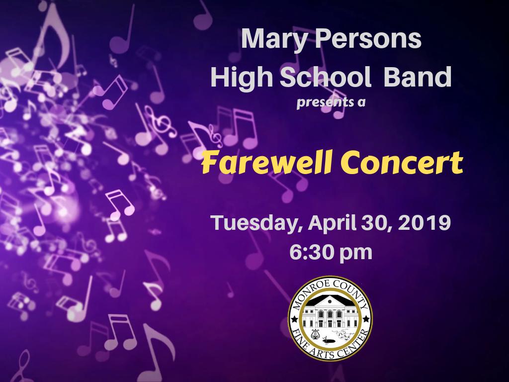Join us this evening for Mary Persons' final band concert of the year! #mcsfinearts #artseducation