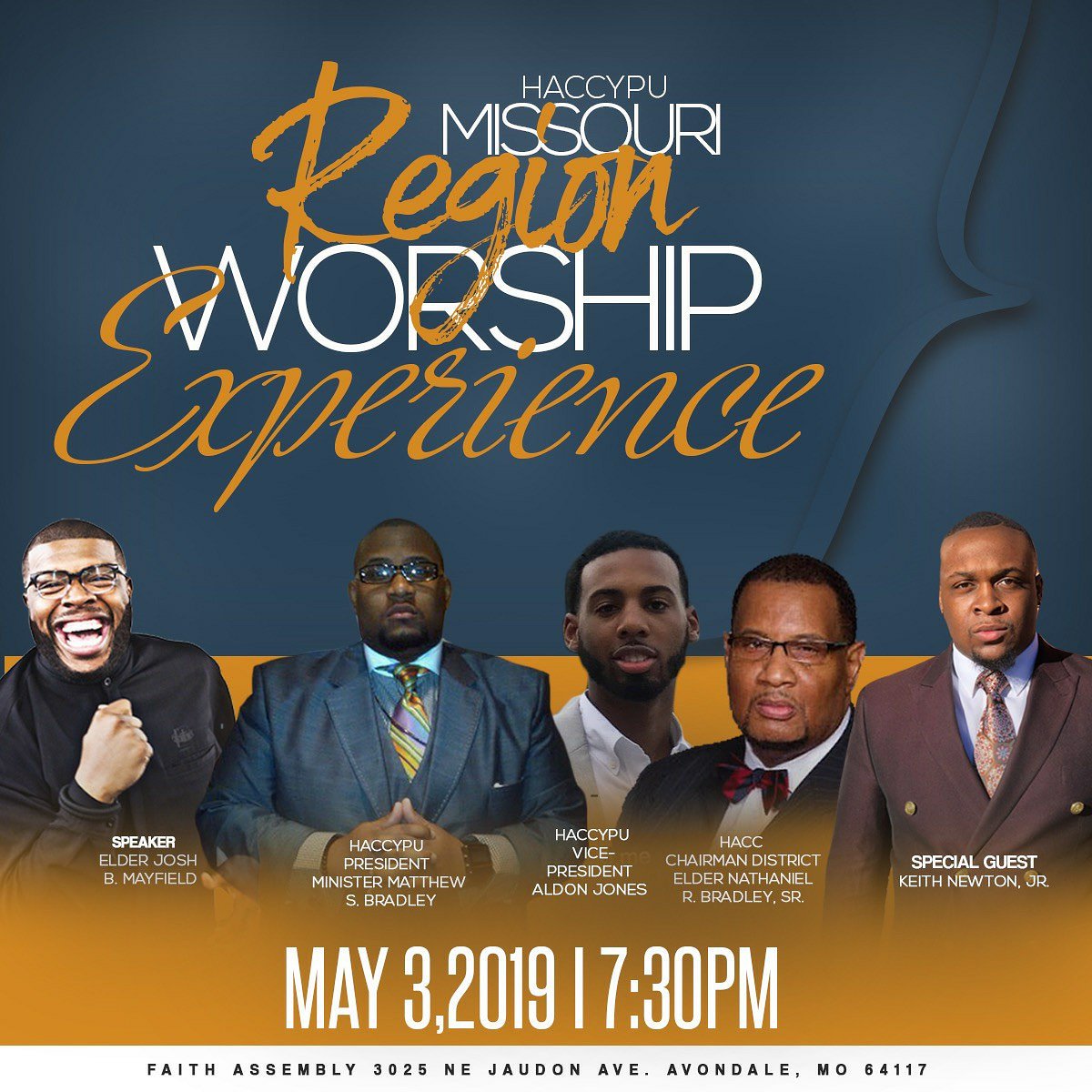 IPYPU's tweet photo. #SUPPORTALERT
Join the Heart of America Council of Churches’ Young People’s Union on Friday, May 3rd at 7:30pm for the HACCYPU Missouri Region Worship Experience. This awesome service will be held at Faith Assembly.
#haccypu #ipypu #pawinc https://t.co/NN3iXeW5qv