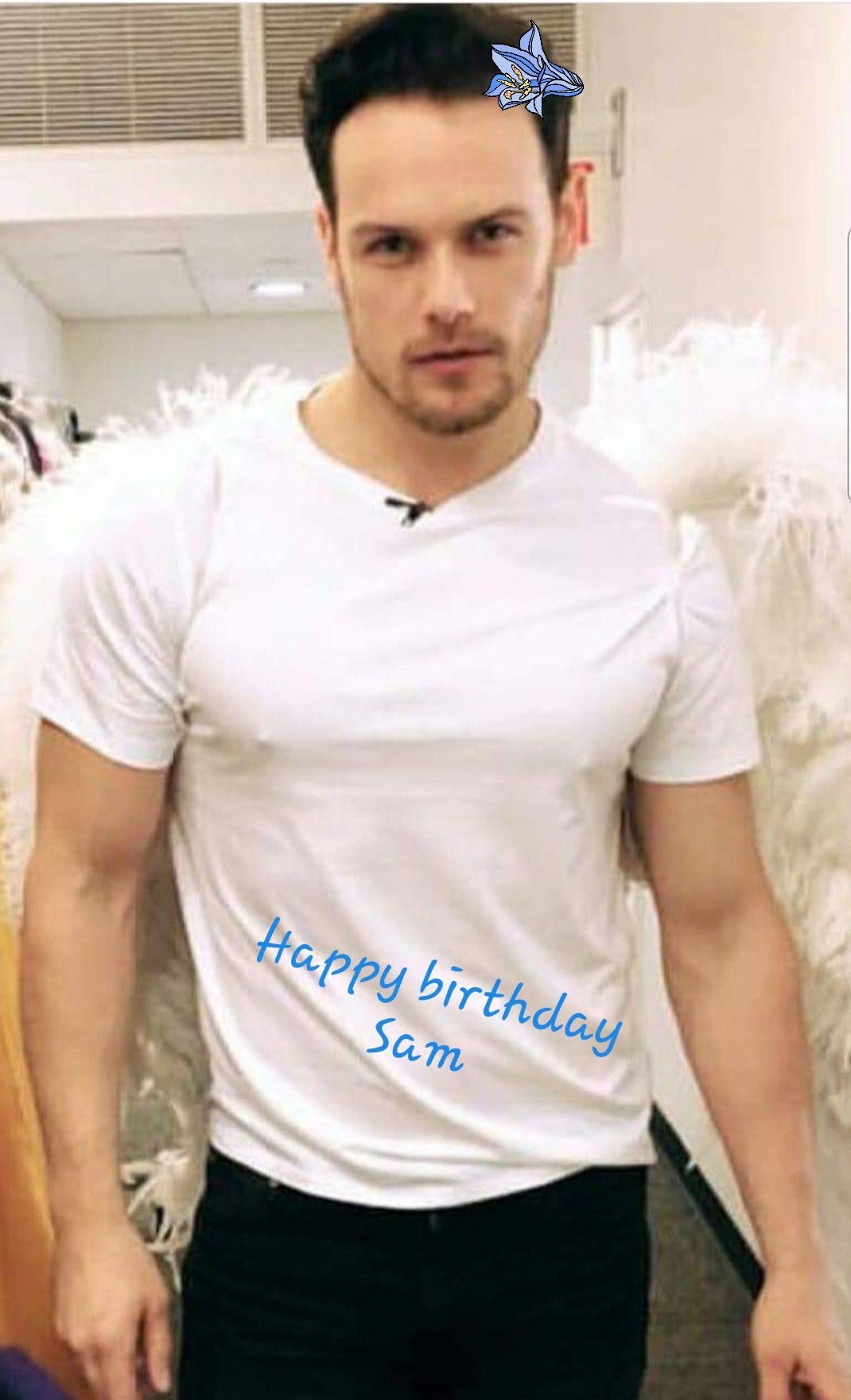 Happy birthday Sam       Heughan 