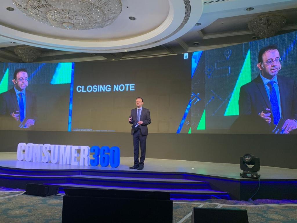 NielsenIndia's tweet photo. And it's a wrap!
Vijay Udasi, Sr. Vice President, Sales Effectiveness, Nielsen Global Connect closes our house full event with a bang! #Consumer360 https://t.co/kbLtLNdOSp