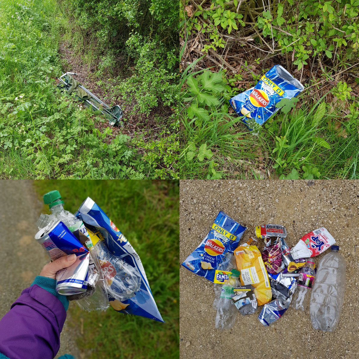 I just went for a short walk near my parents house, in beautiful countryside, and instead of coming back feeling relaxed, I'm pretty angry. 

PUT 👏 YOUR 👏 RUBBISH 👏 IN 👏 A 👏 BIN 👏 IT 👏 ISN'T 👏 THAT 👏 HARD. 

#environment #EnvironmentalJustice #litter