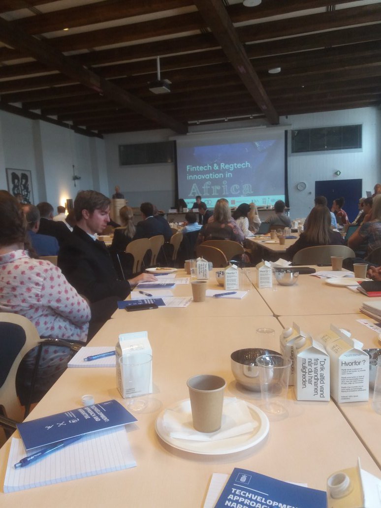 mivsen's tweet photo. Ulla Tørnæs åbner conf. #fintech &amp; #regtech innovation for Africa. Women and coding blev nævnt af ministeren Awesome #wondercoders #digipippi https://t.co/8YMTi3HJQb