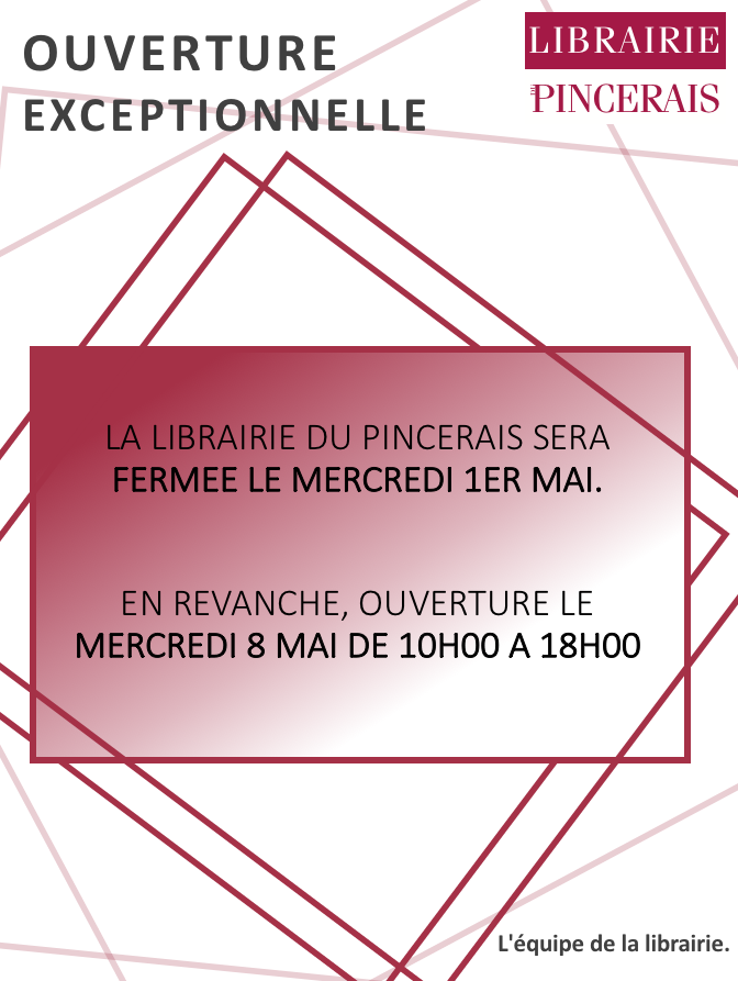 LPincerais's tweet photo. @LPincerais sera fermée demain mais ouverte le 8 mai de 10H00 à 18H00 ! On espère que vous serez nombreux à profiter de notre présence ! A bientôt à la librairie ! @villepoissy @KARLOLIVE @78actu @LeParisien_78 https://t.co/zig4WusfMU