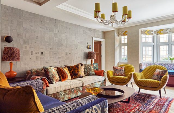 Great punch of colour! Ramello &amp; Tambora cushions looking fabulous #cushions #interiors #design #colour #home #homedecor #tuesday #love