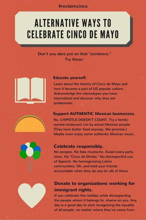 Alternative Ways To Celebrate Cinco De Mayo #reclaimcinco