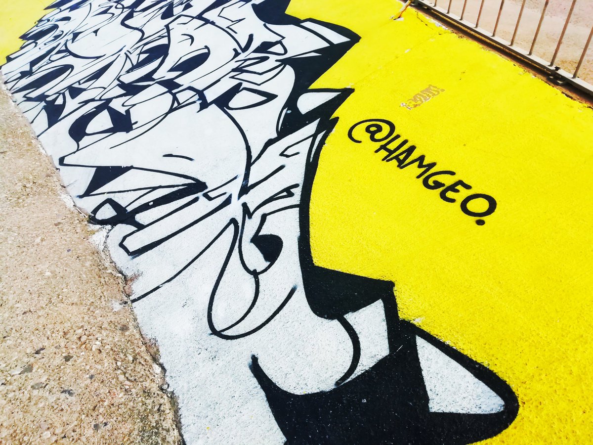 Part of an amazing piece by <a href="/hamgeoart/">HAMGEO</a> 

#graffiti #graffitiart 
#Art #streetart
#blackandwhitephotography