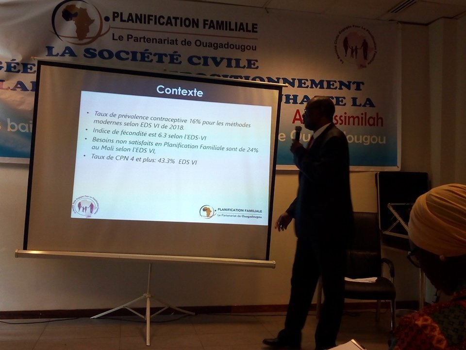 Les Organisations de la Société Civile pour la PF reçoivent la Caravane des bailleurs du Partenariat de Ouagadougou. Au menu: leur contribution à la phase d'accélération du PO.