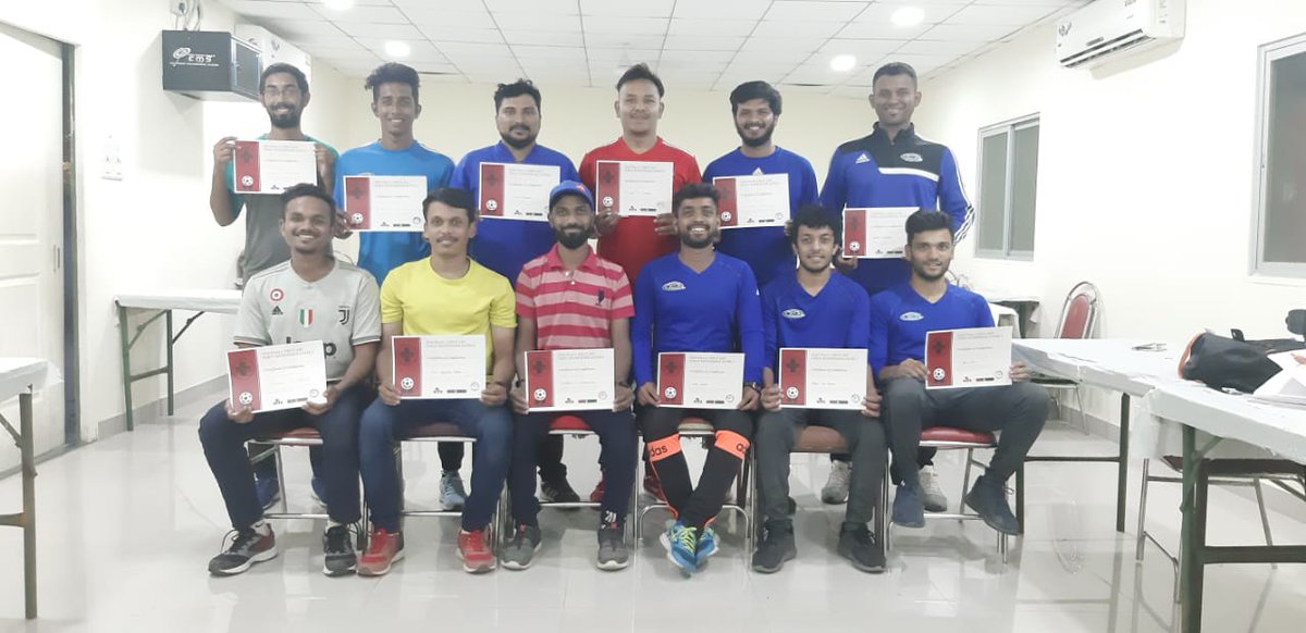 skillanation's tweet photo. Congratulations to the April Batch for passing their Football First Aid Level 1 Certification Workshop. You all are lifesavers now!!
#rushindia #footballmanager #indianfootball #grassroots #wifa #aiff #skillanation #fifa #isl #ileague #youth #footballfirstaidfirstresponserlevel1 https://t.co/cNiaaNU5UO