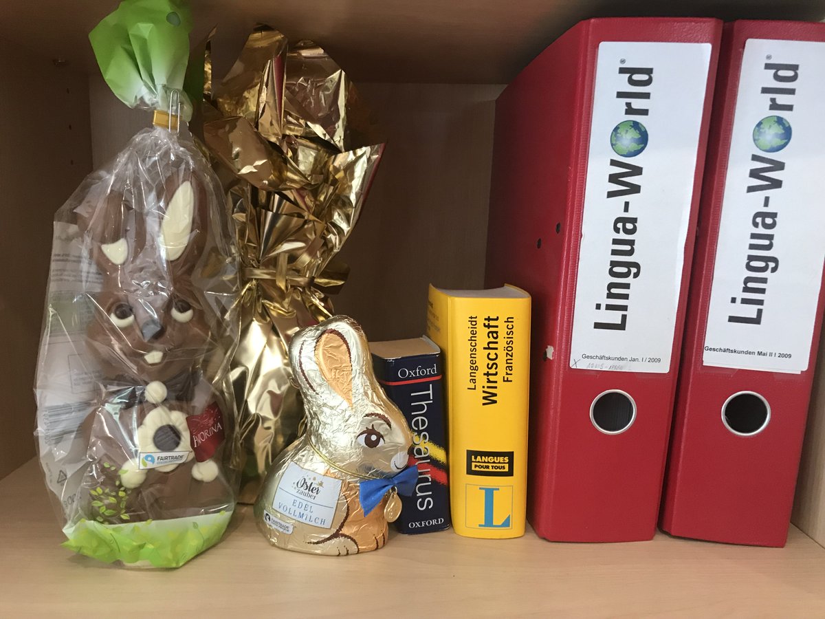 We're still SWIMMING in Easter chocolate over at Lingua World HQ! Thank you to our lovely German colleagues who are spoiling us rotten with their leftovers! #WeCantStop
