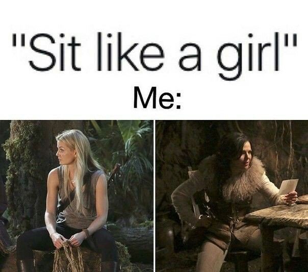 누군가 "여자답게 앉으라" 고 말할 때

내가 앉는 법 :