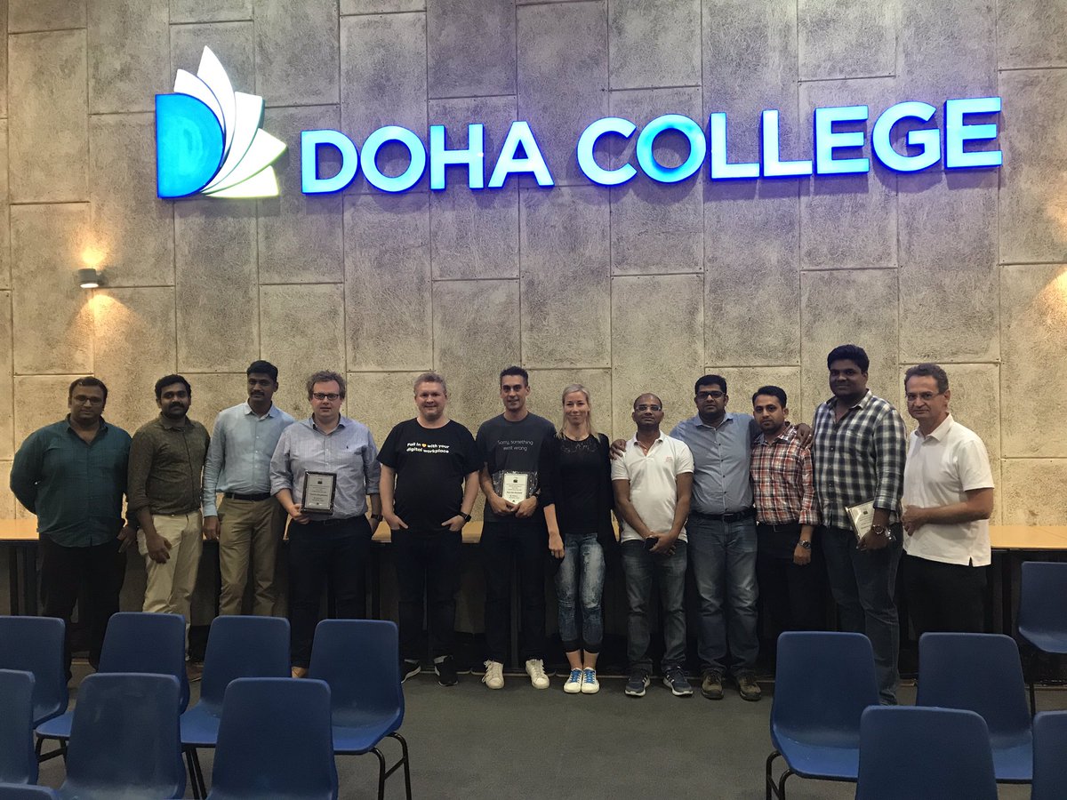 SuhailCloud's tweet photo. Couple of #memories during #SPSDoha. Fun and great meetup again. Let’s meet again somewhere in the world #MVPBuzz #SuhailCloud https://t.co/dTvs7CcNgf
