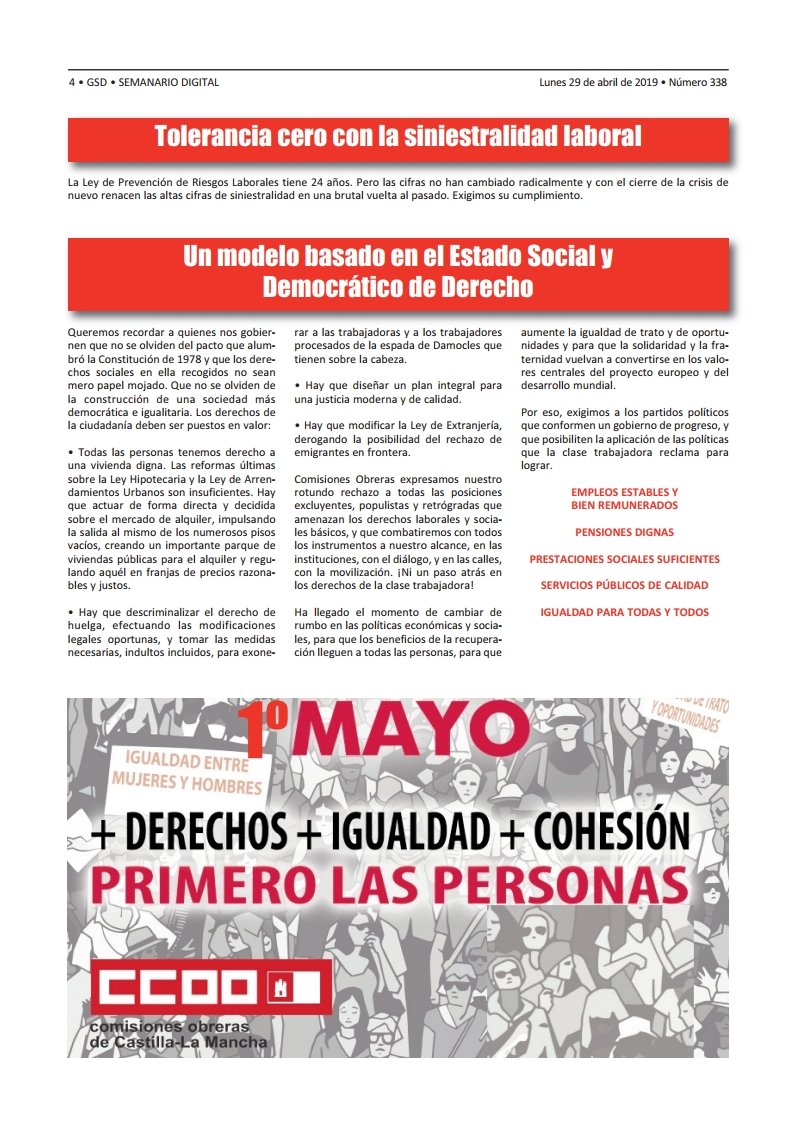 CCOO CLM #PrimerSindicato tweet media