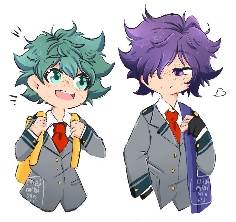 ChibiChibiSha's tweet photo. 2019 vs 2016
A redraw I did yesterday of my fav two boys. At leastI really did improve in three years right? 😂
#bnha #yamikumo #Midoriya #yamideku #bnhaprototypes https://t.co/v4lDh5inr3