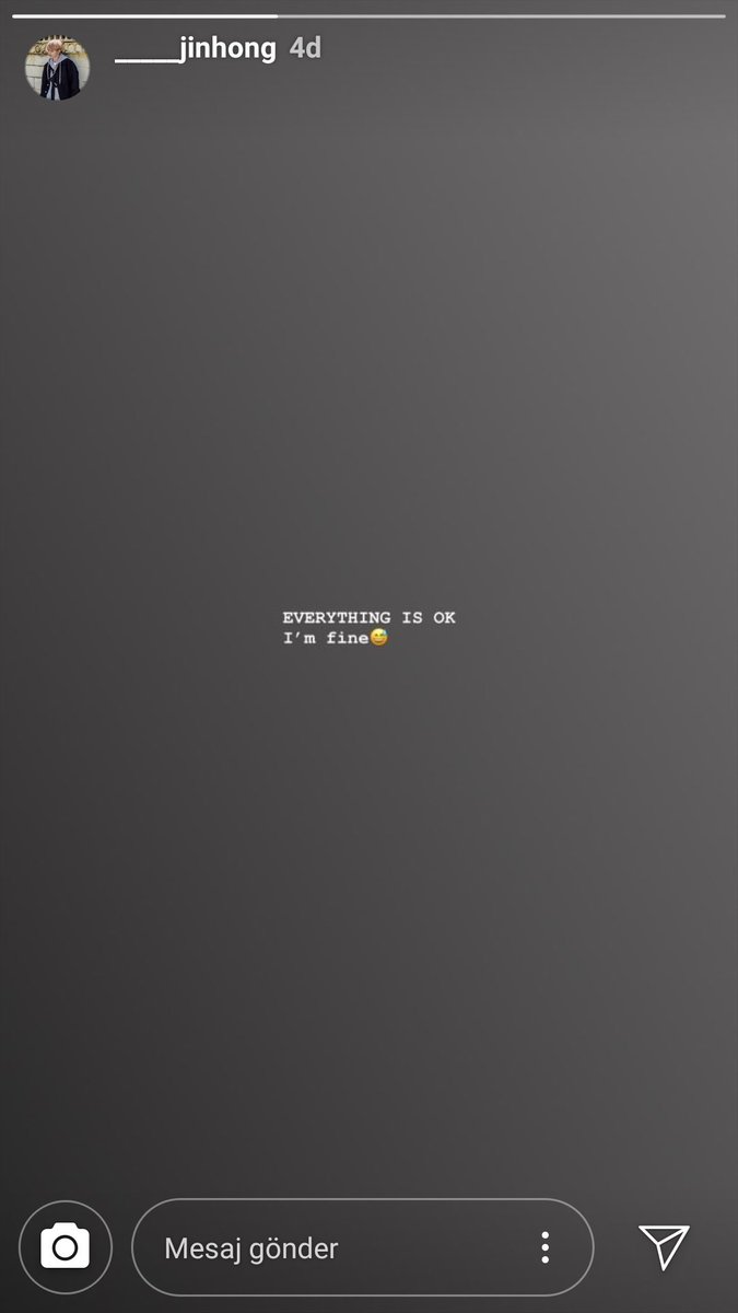 Jinhong is alive, y'all