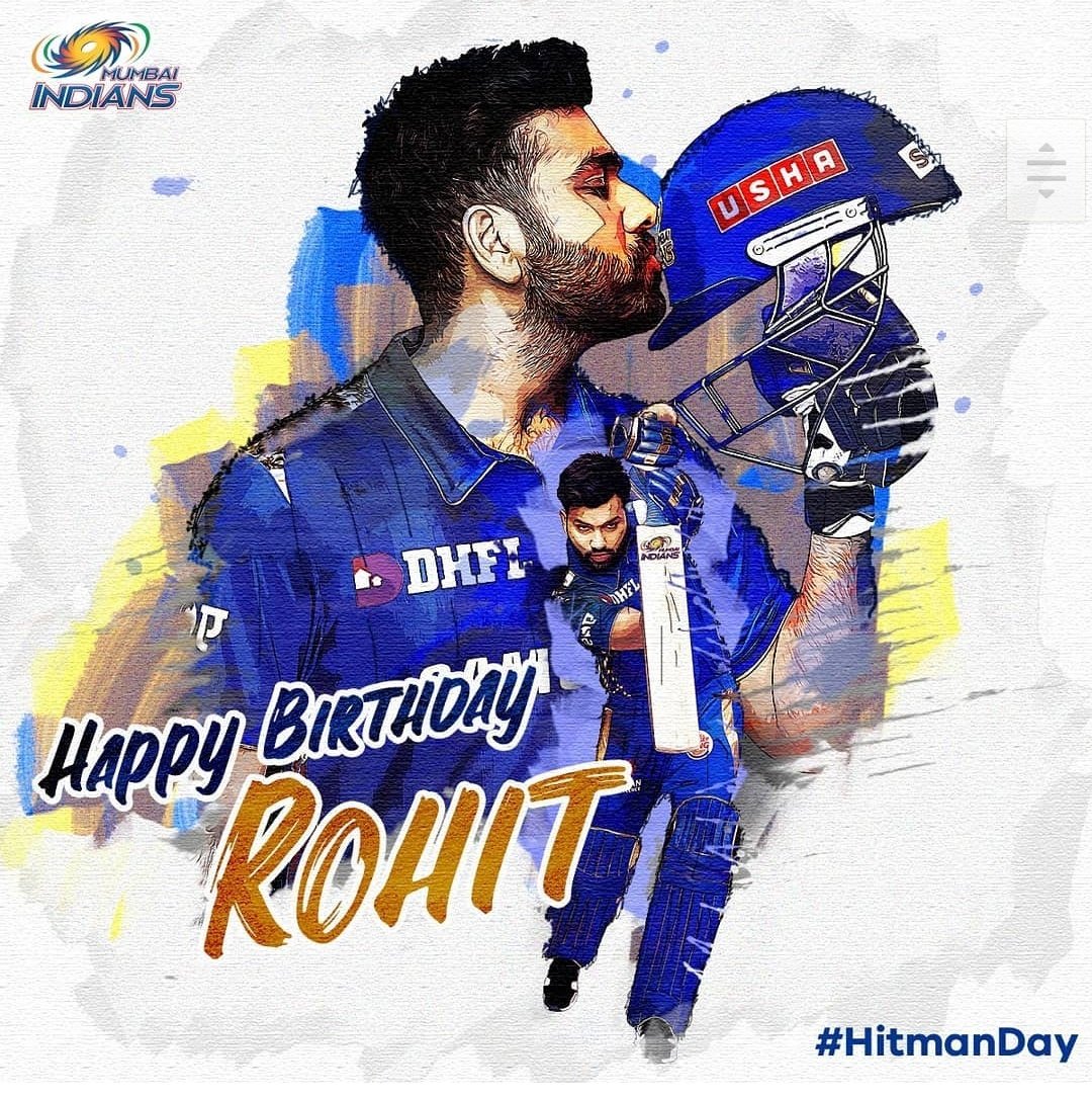  Happy Birthday Rohit Sharma 