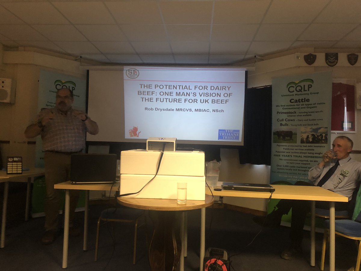 Great evening <a href="/cqlp1/">CQLP</a> AGM last night with straight talking from <a href="/robdvet/">Rob Drysdale</a> from @StraightLBeef - great insights in to the British Beef industry and always interesting to hear how others are approaching the market. #britishbeef #farminguk