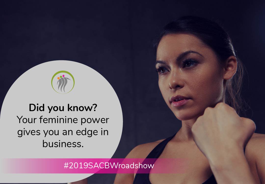 At the Gauteng SACBW Empowerment Road Show in ±2 weeks, <a href="/ErikkaMotang/">Erikka Motang</a> will host an interactive workshop to help you uncover your unique feminine traits - and how it can help you succeed in business. Get more info or book your seat here: sacbw.org/future-events/