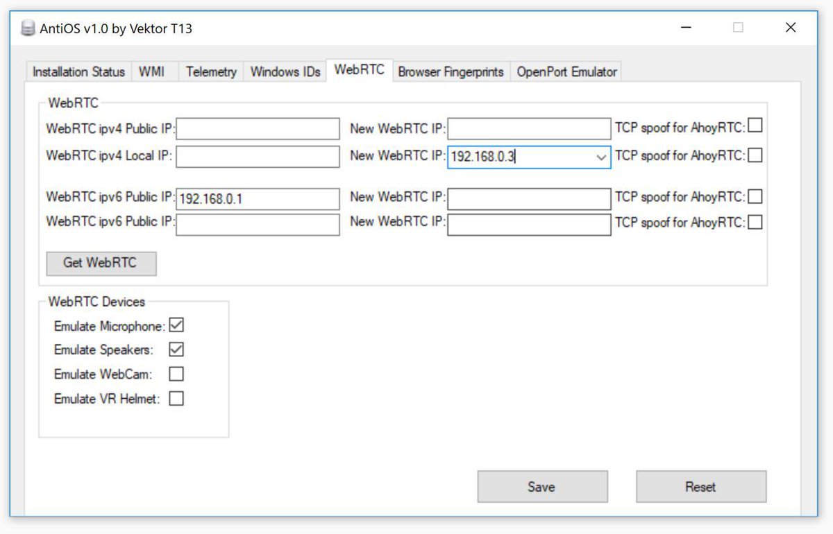 Vektor_T13's tweet photo. #Antidetect #AntiOS
Spoof all of your Windows fingerprints with AntiOS Project v1.0 https://t.co/QydtDah5t3