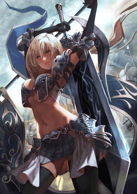 #平成最後に自分の代表作を貼る 
ずっと模索してた絵柄の方向性を後押ししてくれた子たち 