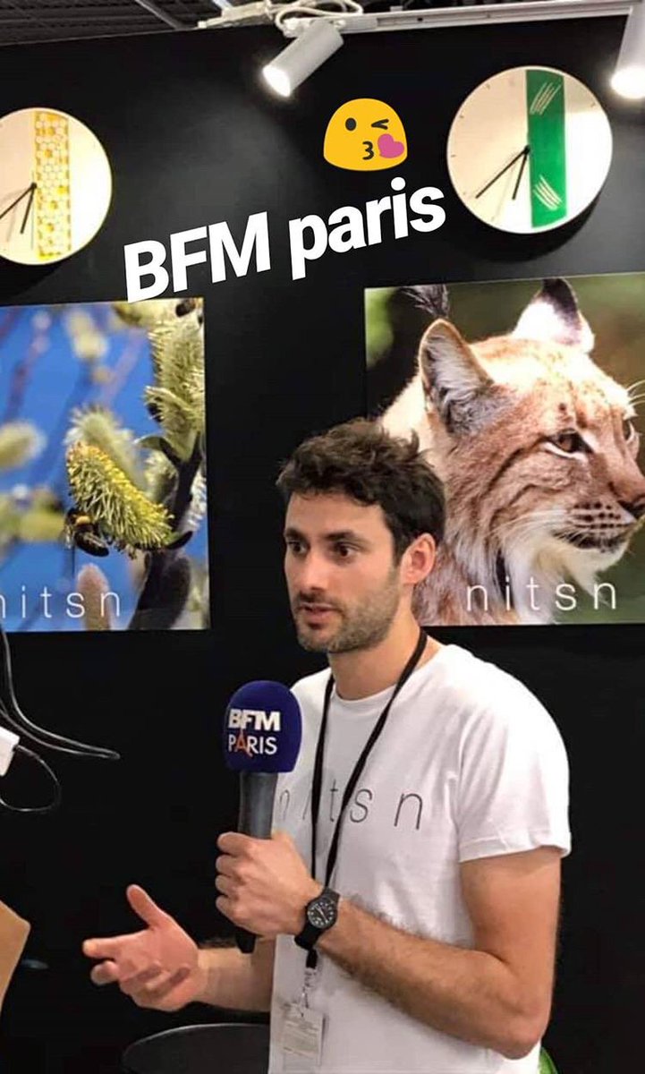Roman, notre CEO, qui présente nitsn à <a href="/BFMTV_Paris/">BFMTV PARIS</a> 🌻