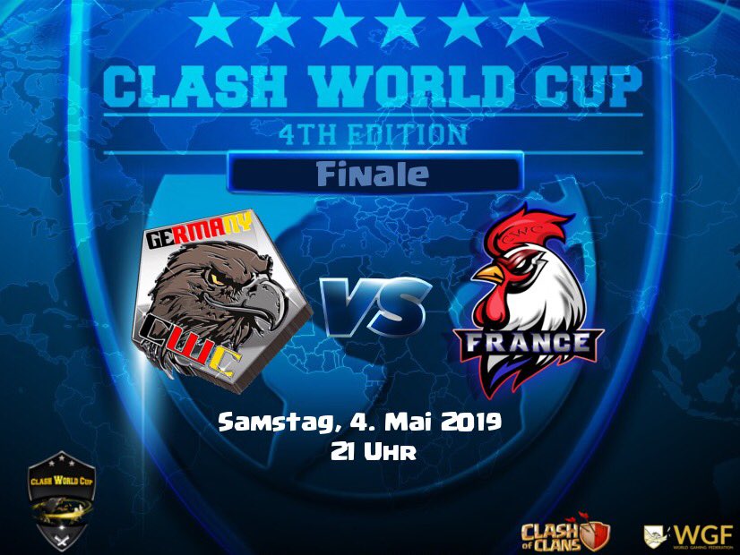 Am Samstag ist es soweit! Finale im CWC, verfolgt wer den Titel holen wird.

Für den ECC brauchen wir euch (vorausgesetzt ihr habt ein max RH 12, 11, 10 oder 9 😉)! Auch ohne Ligaerfahrung und als Hobbyspieler. 

Bewerbt euch auf unserem Discord-Server. Wir freuen uns auf euch.