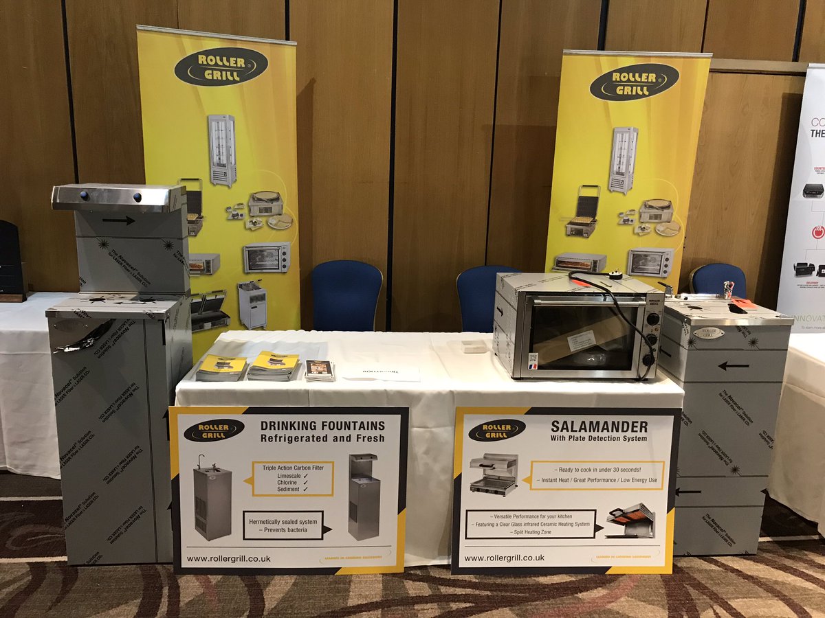 Delighted to once again support <a href="/NectaChef/">NECTA Hospitality</a>  at this year’s chef of the year competition.  Today is all about our young chefs  #skills #standards #salamander #grills Roller Grill - the power behind the performance