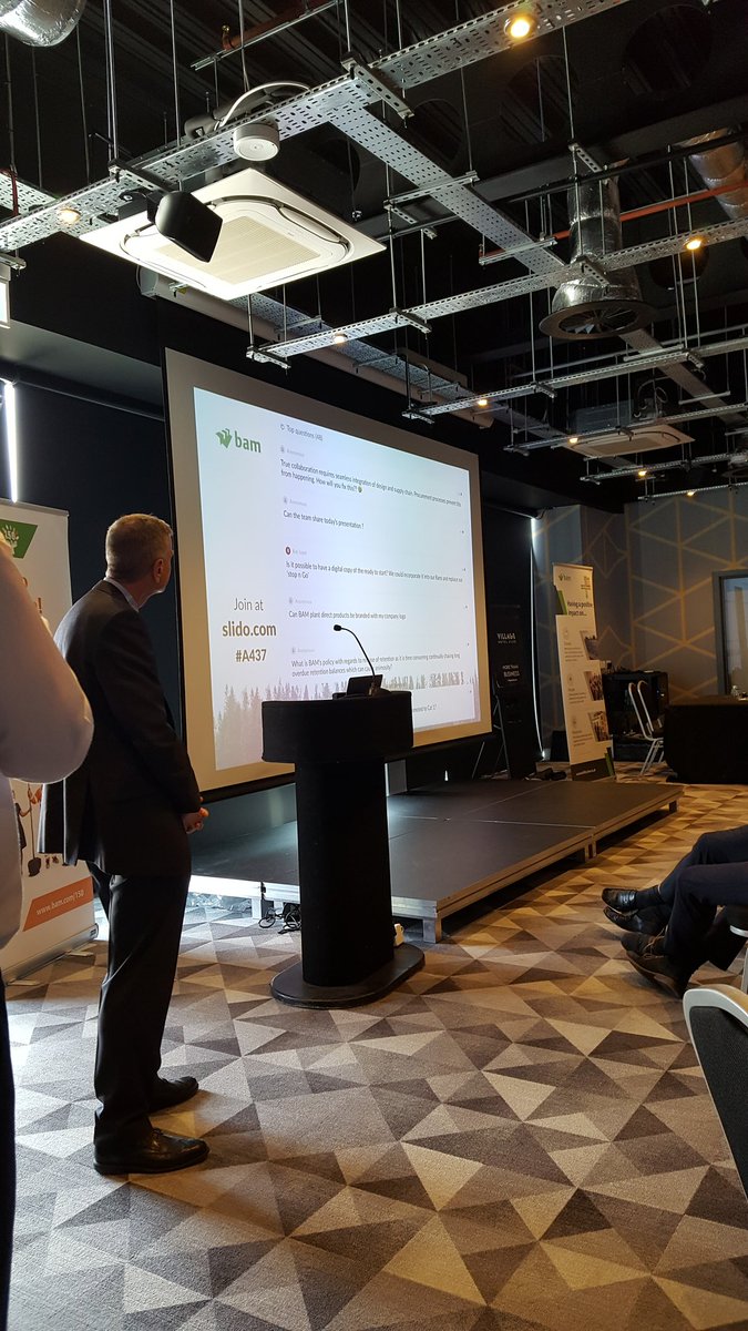 Myrtle8484Lisa's tweet photo. Seamless use of slido questions at Western Supply Chain. @BAMConstructUK https://t.co/kcNMjyptMy