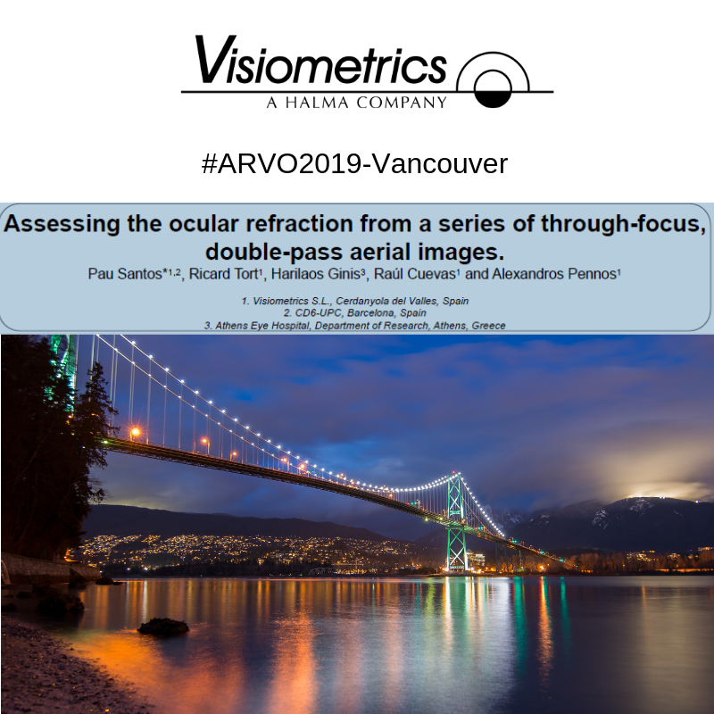 VisiometricsEye's tweet photo. As promised! If you read this post and you are attending @ARVOinfo  you can't miss this opportunity to see our developments. Come by and take a look to our poster!  #ARVO2019 #Science #eyecare #innovation 

Scheduled: Wednesday, May 1, at 10:15AM -#4838-A0096, see you there!:) https://t.co/1y2aAOSACE
