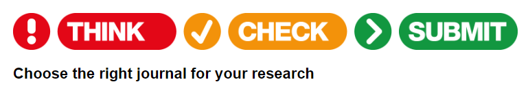 AFBILibrary's tweet image. Are you submitting your research to a trusted journal? thinkchecksubmit.org is definitely worth a look when deciding where to publish. #thinkchecksubmit