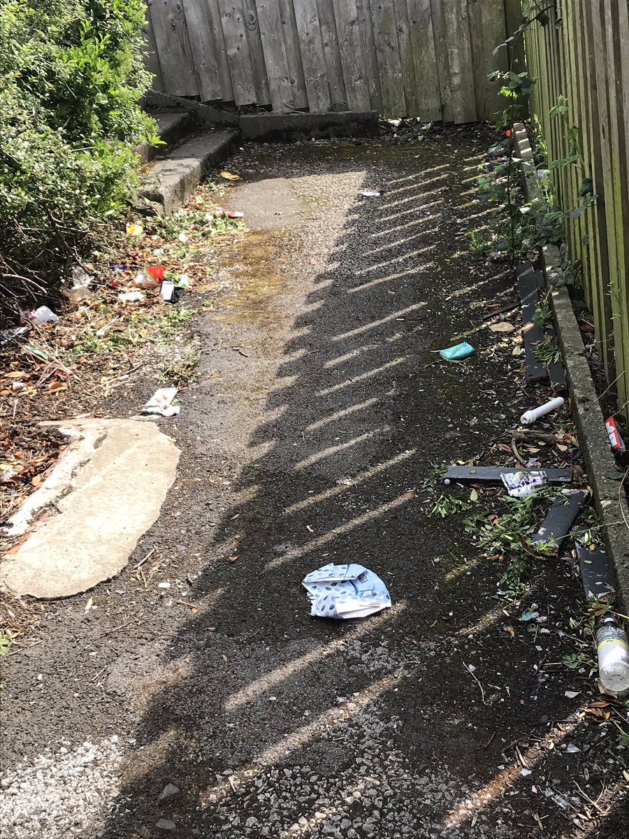 cmillicent's tweet photo. The litter pickers always leave this part and the tenants end up cleaning up the rubbish.
Passageway that links spring wood hall road and reins lee ave, Fitton Hill. Can someone from the council clean it up ASAP. @OldhamCouncil https://t.co/Ve4cd3hkoH