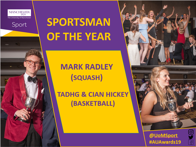 UoMSport's tweet photo. AU AWARDS | We are happy to announce the shortlisted nominations for #AUAwards19 "Sportsman of the Year" &amp; "Team of the Year". The next shortlist to be announced will be the "Committee Member of the Year" &amp; "Most Improved Club of the Year" on Wednesday at 12:30pm! #PURPLEandPROUD https://t.co/WPprjiBiPY