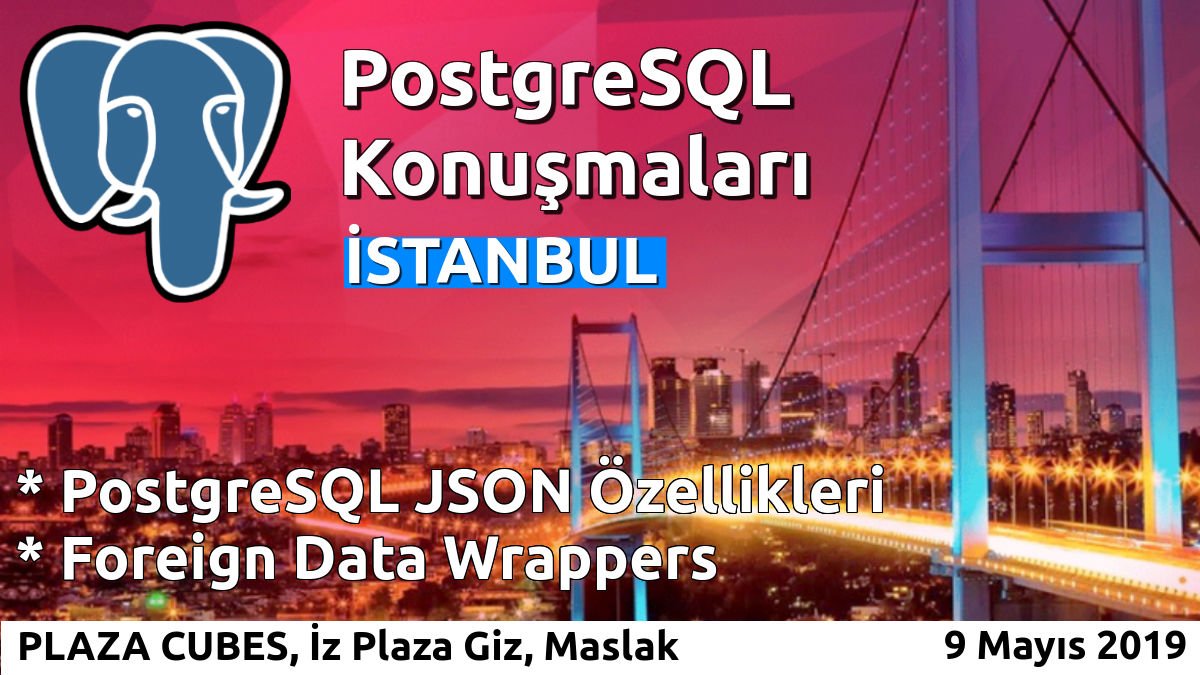 PostgreSQLTR's tweet image. PostgreSQL Konuşmaları'mızı İstanbul'a taşıyoruz. Dernek üyelerimizden Şahap Aşçı "PostgreSQL JSON Özellikleri" ve Günce Kaya "Foreign Data Wrappers" konusunda konuşacaklar. meetup.com/PostgreSQL-TR/…
@plazacubes #meetup