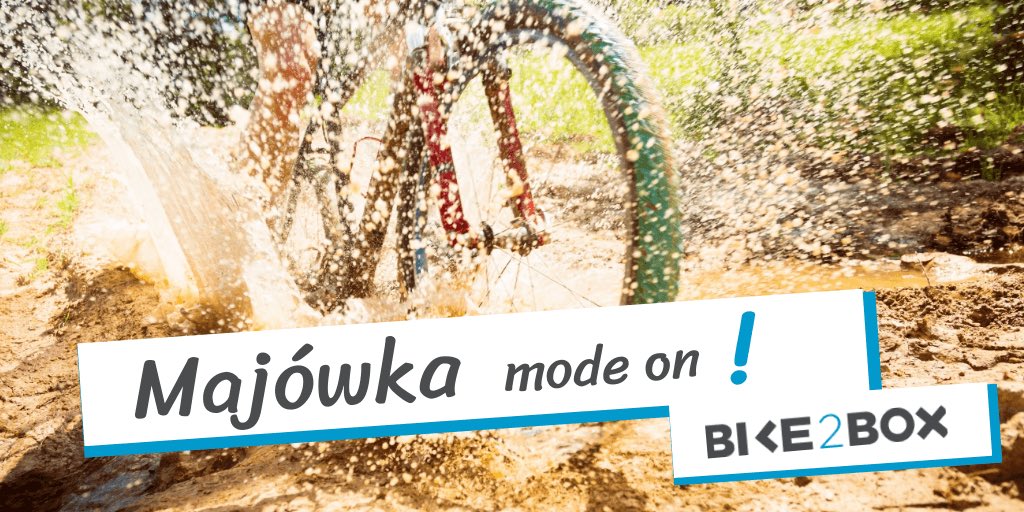 Bike2Box's tweet photo. Udanej Majówki życzymy ! Bawcie się dobrze, nie tylko przy grillu 😉 A nawet jak trochę będzie padało, frajda z jazdy rowerem jest zawsze taka sama 😃 #Rower #majowka #bike2box https://t.co/kieBr8hJKB