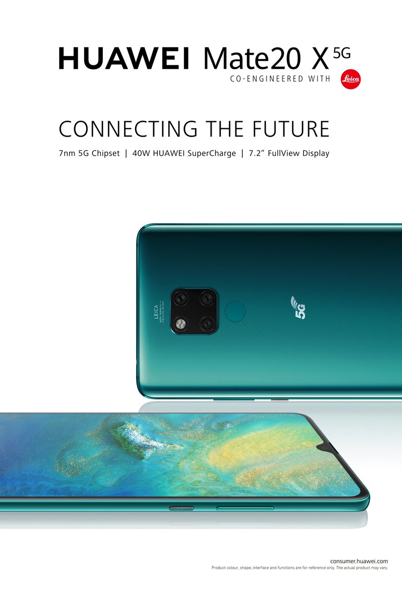 Huawei's first 5G phone arrives to Switzerland on May 2nd. #Mate20X5G