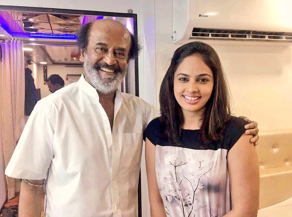 #HappyBirthdayNanditaSwetha
On behalf of  
#Thalaivar #Rajinikanth
fans out there!