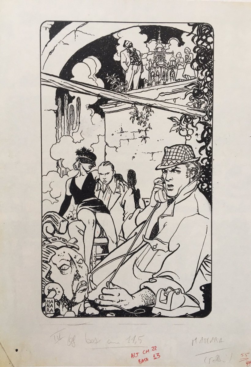 Milo Manara, 1986, « Voyage à Tulum », w/ Federico Fellini 