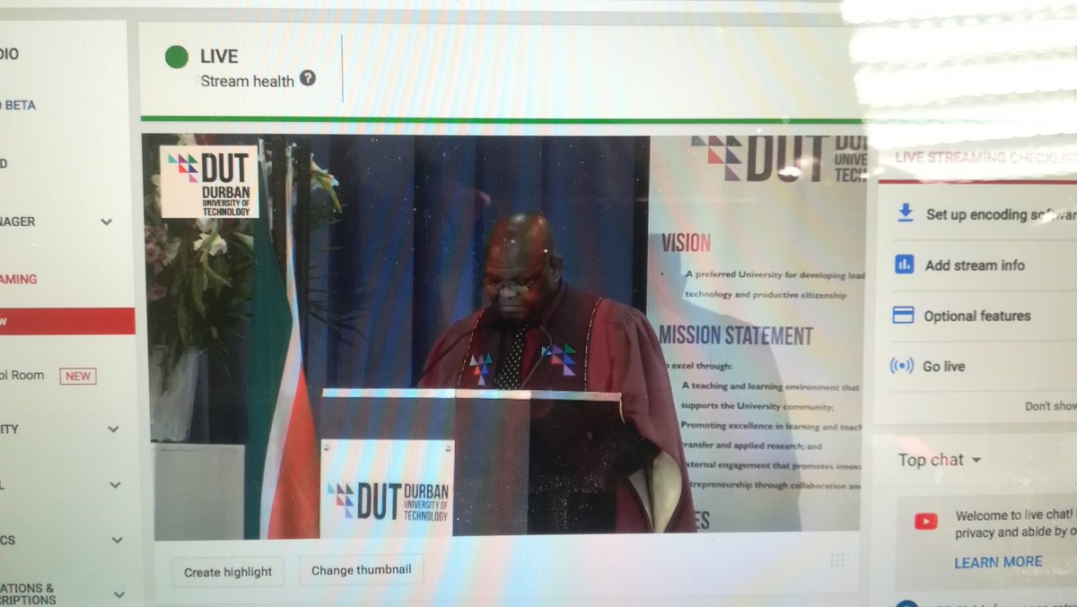 Jerrys_Berry's tweet image. Session 4 of pmb graduation underway #DUTGrad19 #DUT  #radiodut #DUTSRC  live link tinyurl.com/mxpzc6c