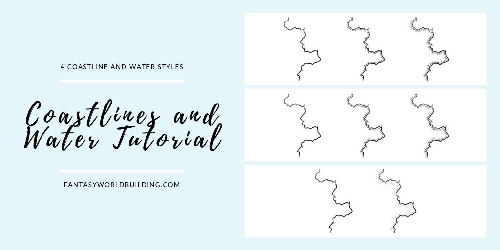 FantasyMapwork's tweet photo. Visit https://t.co/Ux9I0livZf to checkout my latest #fantasymap #tutorial - 4 Coastline and Water Styles

#worldbuilding #mapwork #blogging #fantasy https://t.co/bIDJjpTRoa