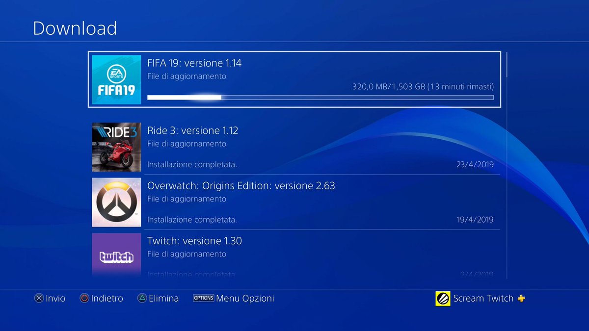 Scr3am_Twitch's tweet photo. DEAR @EA From FIFA 09 to FIFA 18 it never happened that the game required all these continuous FIX Updates. 
FIFA 19 was a delirium. Update every two weeks to fix the previous update or Just FUT Update 👎 but testing the game before releasing the updates is too much? 👎👎👎 https://t.co/gUuTuL5bVO