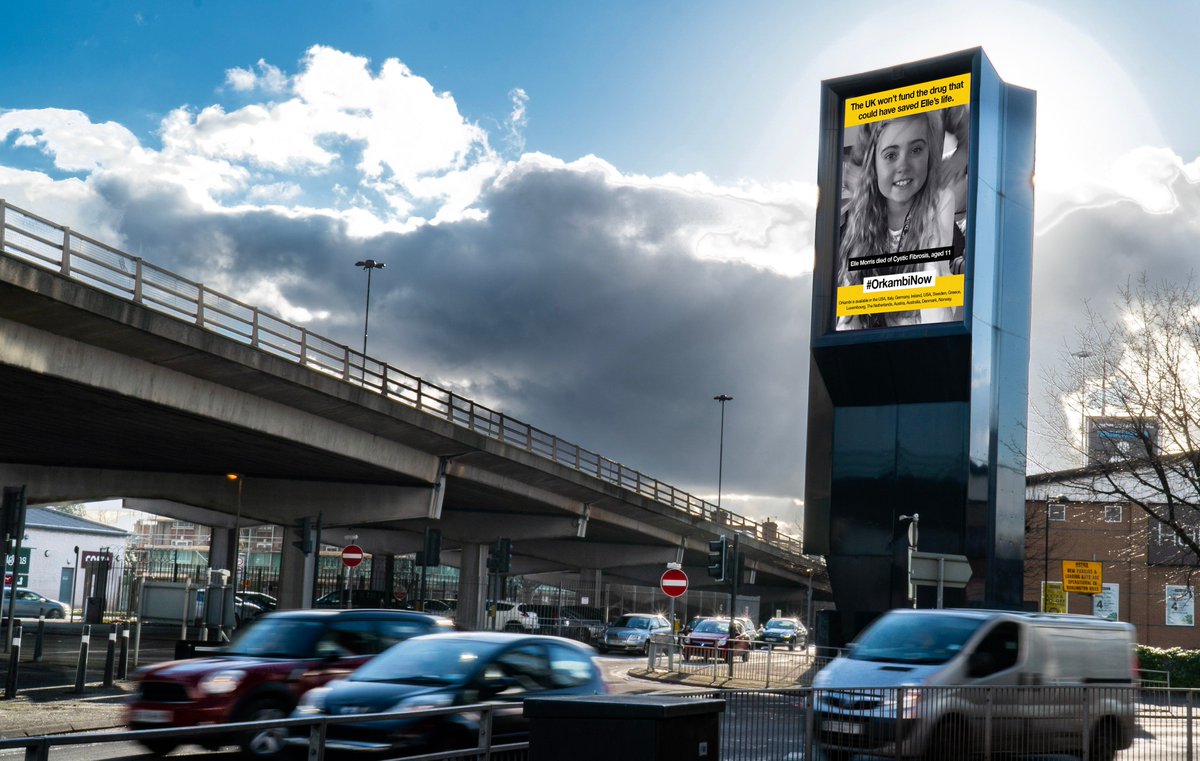 8OutdoorMedia's tweet photo. #OrkambiNow is raising awareness of Orkambi - a Cystic Fibrosis drug that can treat and save many, and could have saved Elle. We're honoured to be supporting such an amazing and important campaign #RememberingElle https://t.co/ghDeXCUBRn