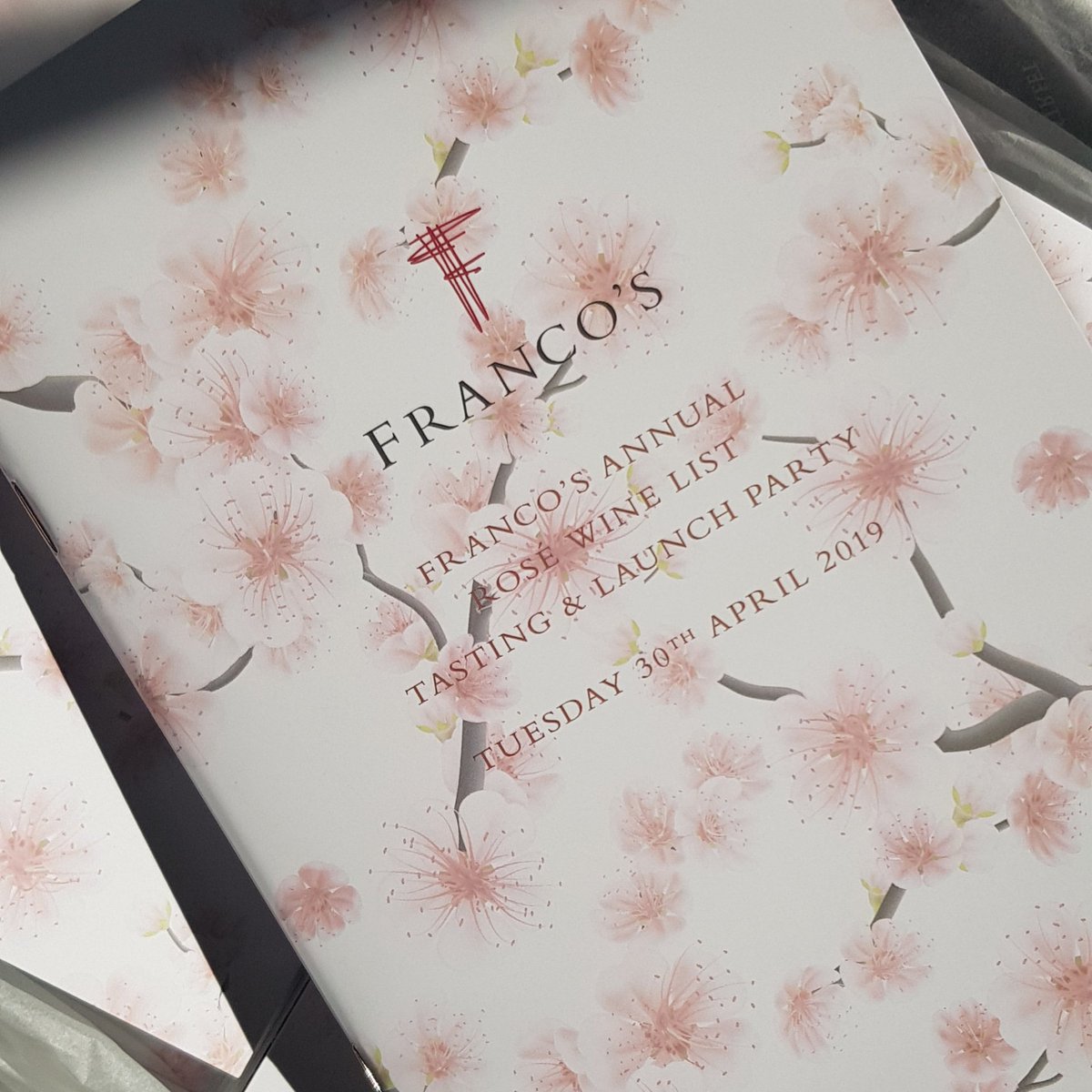 The sun is shining, the rosé party is tonight and ourbooklets from @mountstreetprinters have arrived and we couldn't be happier with them! We have the last few tickets available so if you would like to join us in the sun for a glass (or 50) please contact us to book your tickets!