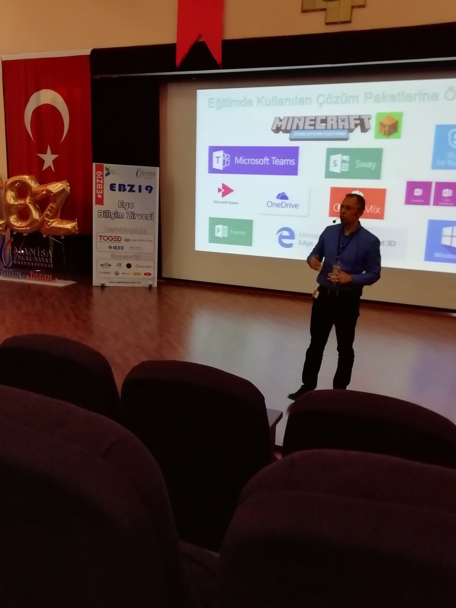 mcbuBilisim's tweet photo. Serkan Bilgin' nin Microsoft Dünyası konulu sunumu. #EBZ19 https://t.co/4vH4WRWOhu