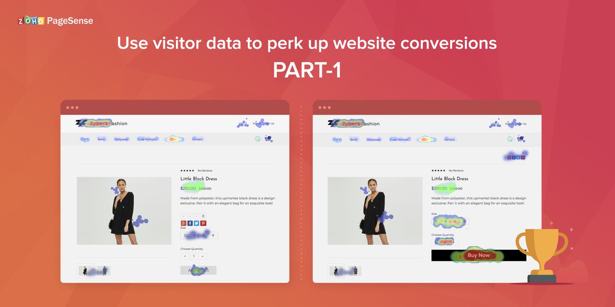 ZohoPageSense's tweet photo. 📢Case Study Alert 📢
Have you used heatmaps to read your visitors’ minds and increase your website conversions? If not, here’s why you should do it right away, https://t.co/zQRRrI9Wos.
#CROwithPageSense #visitorbehavior #marketingtips #UI #UXdesign #contentmarketing https://t.co/i5luCOYhgf