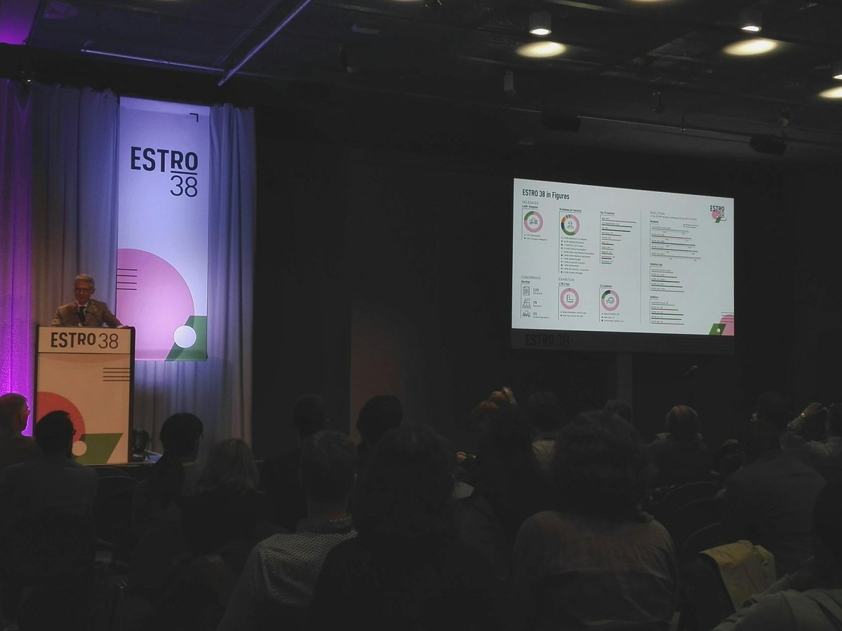 ESTRO_RT's tweet photo. #ESTRO38 just ended. Thank you all for attending and see you next year at #ESTRO39 ! https://t.co/yCJ68ab5rA