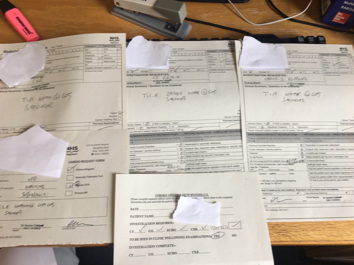 doctorcaldwell's tweet image. #Formification #Polyformacy #Quintuplication #Handwriting

#NHS must improve processes to enable Doctors &amp;amp; Nurses to work more Effectively Efficiently &amp;amp; Enjoyably

5 forms for TIA clinic thank goodness bloods done

#medieval 

We need #MarginalGains approaches @rakeshspatel