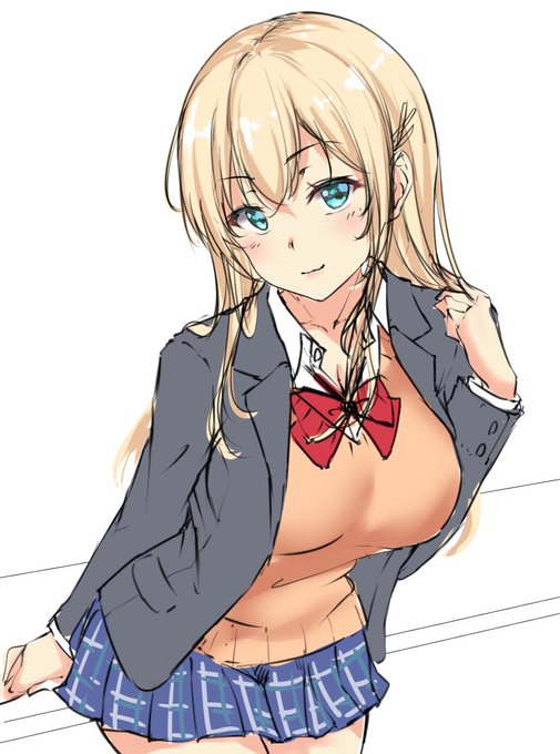 dilettaさんのヒロインラフです。ハーフの女の子🎀 