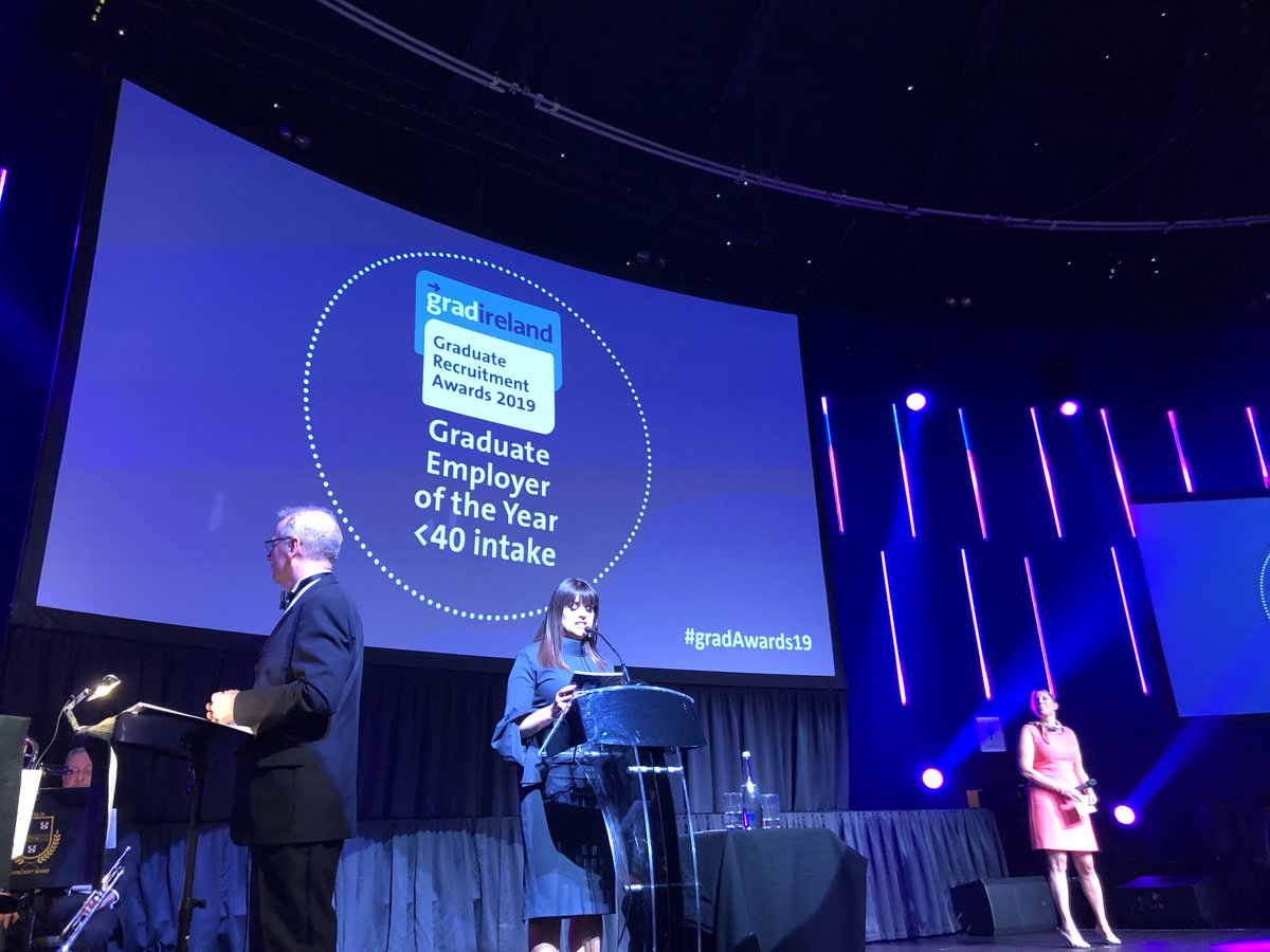 CplResources's tweet photo. Great night at last week’s #gradawards19 celebrating Ireland’s graduate talent and the many companies offering innovative grad programs. If you’re looking for a new grad role, we have 100s of live opportunities. Browse here: https://t.co/o5x5gSiSrB @SiobhanOShea21 @gradireland https://t.co/ujMDB04kmo